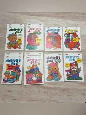 🆕 Vintage Lot of 12 Landoll’s Activity Pads (1992)